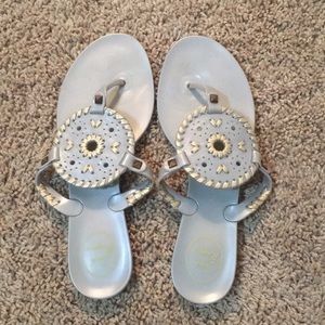 Silver / Gold Jack Rogers - size 8